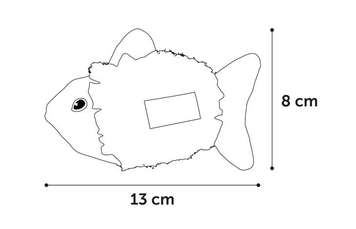 Flamingo Giocattolo Natura Delight Pesce Mix