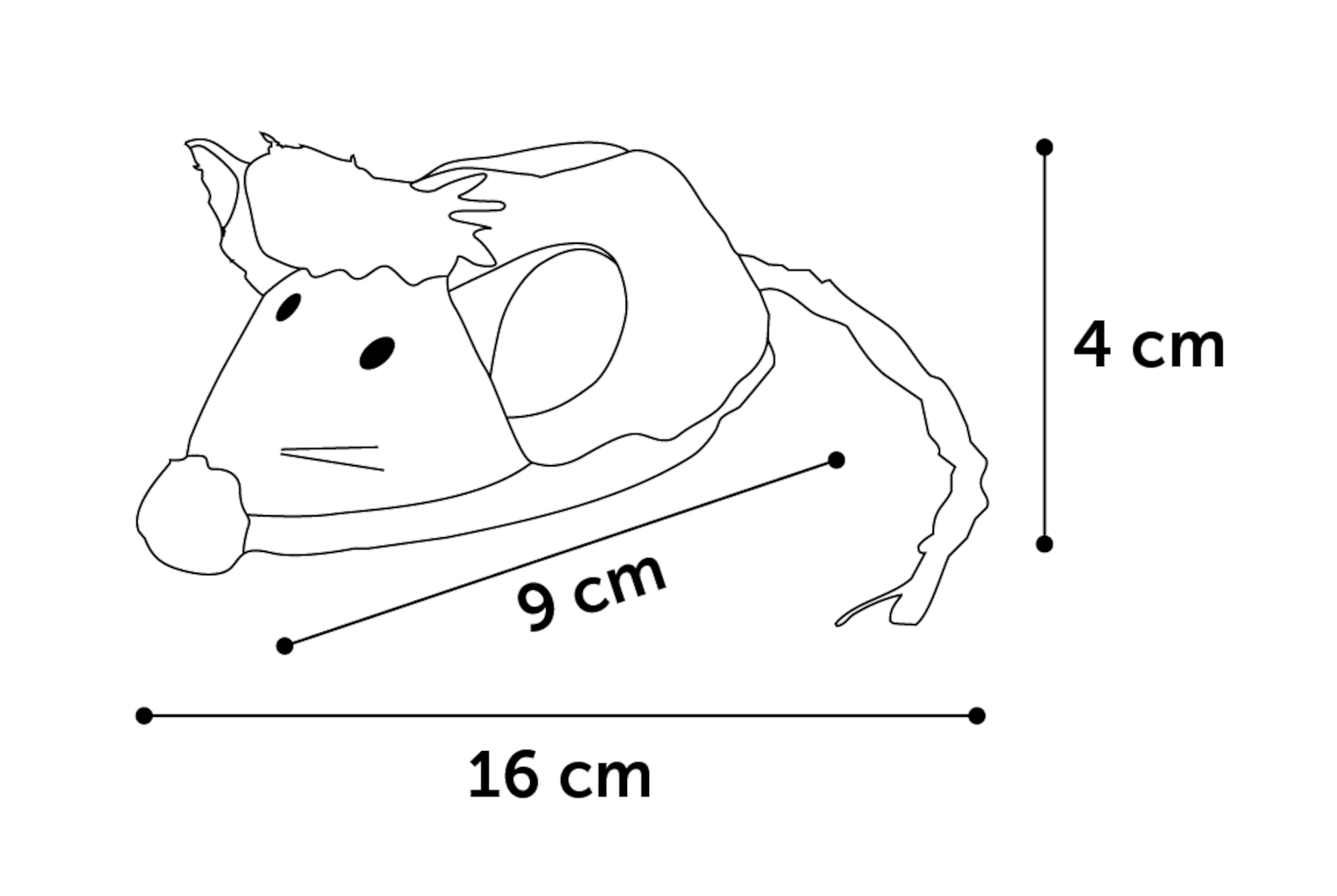 Flamingo Electronic toy Natura Delight Mouse Mix