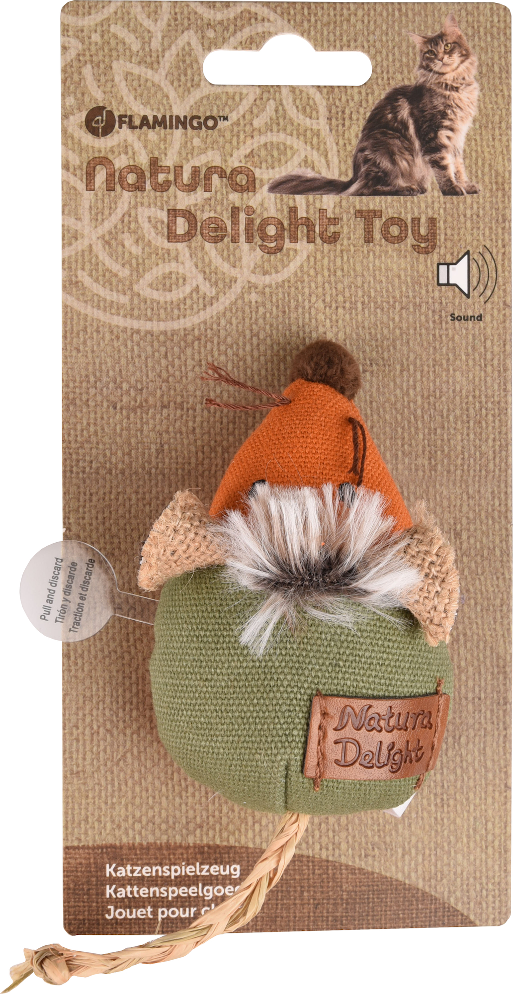 Flamingo Electronic toy Natura Delight Mouse Mix