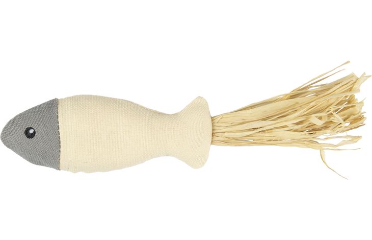 Flamingo Speelgoed Natural Fun Vis Grijs & Beige