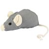 Toy Flamingo green Natural Fun Mouse Grey & Beige