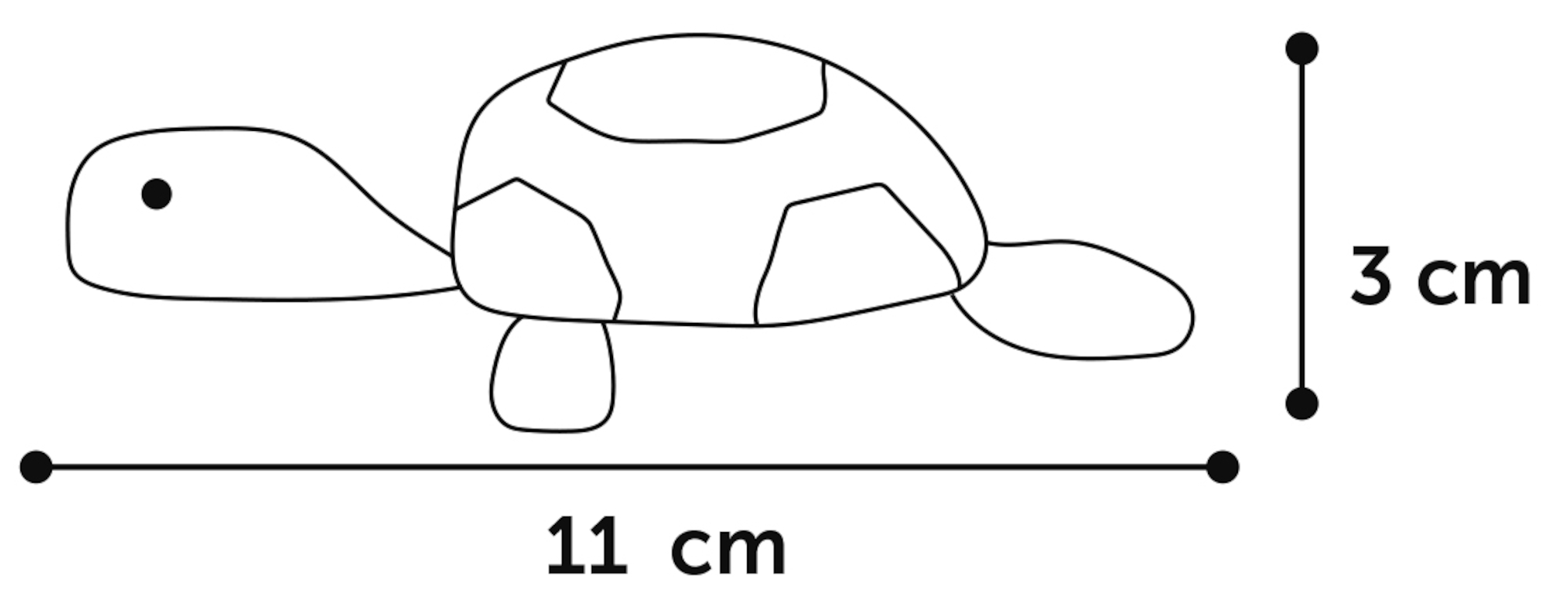 Flamingo Toy Natural Fun Turtle Grey & Beige