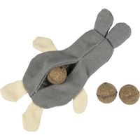 Flamingo Toy Natural Fun Rabbit Grey & Beige