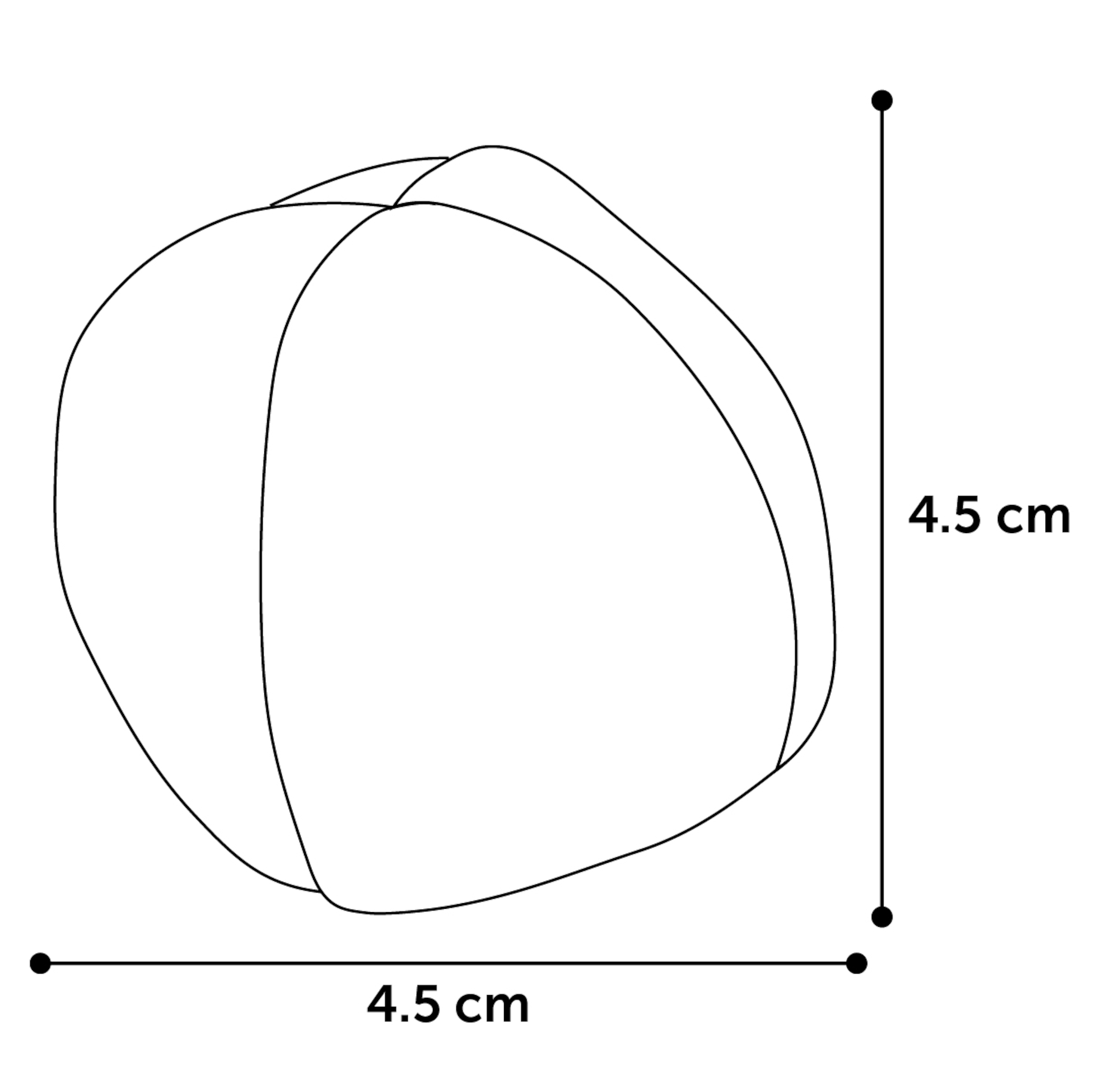 Flamingo Toy Natural Fun Ball Grey & Beige