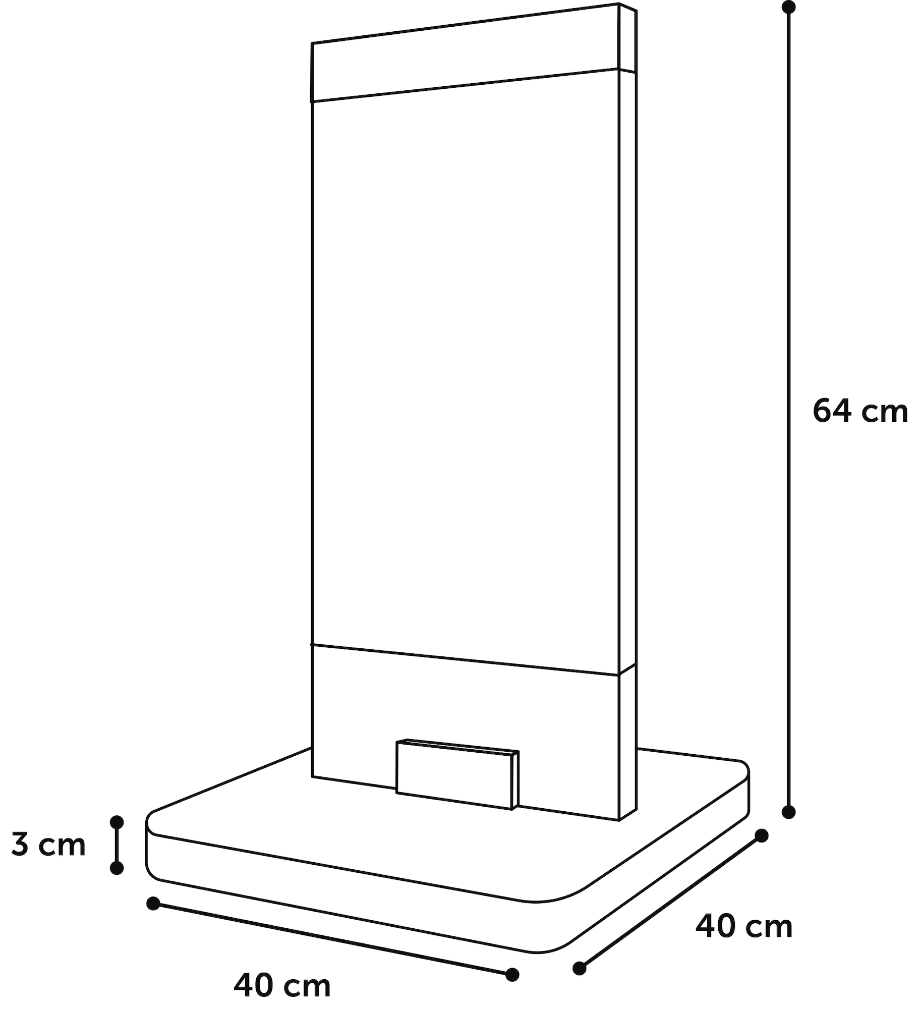 Flamingo Scrathching board Brabo Grey & Black