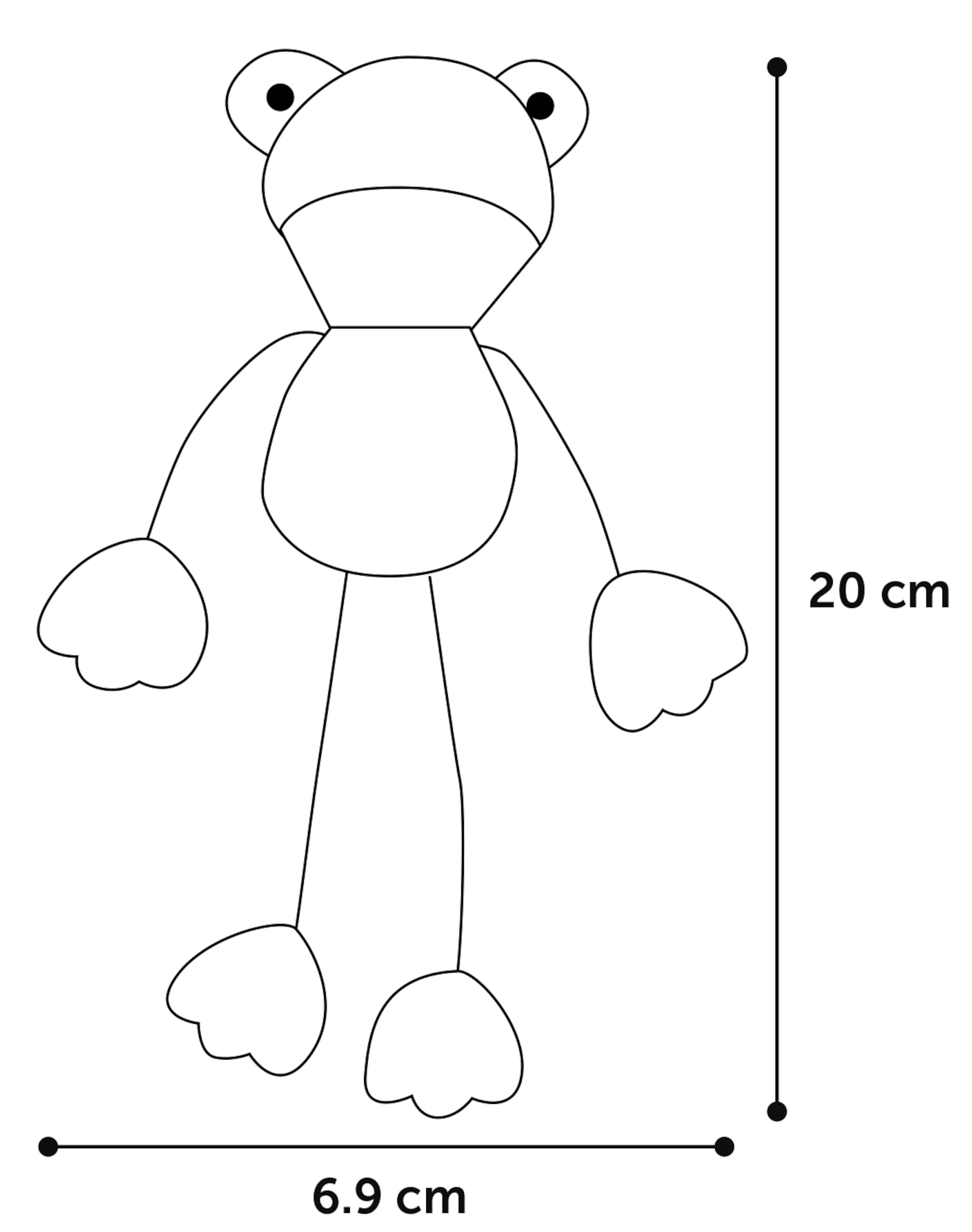 Flamingo Toy Floera Frog Mix