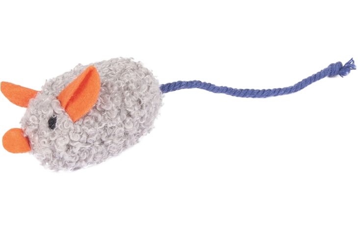 Flamingo Spielzeug Floera Maus Blau & Grau & Orange