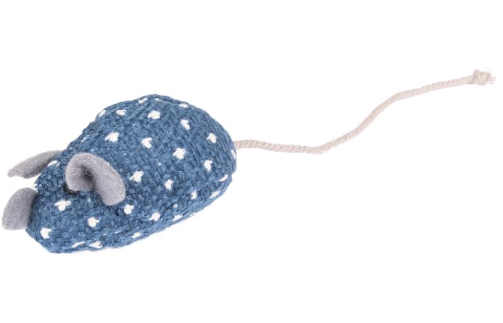 Flamingo Spielzeug Floera Maus Blau & Grau & Orange