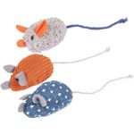 Spielzeug Floera Maus Blau & Grau & Orange