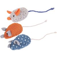 Flamingo Spielzeug Floera Maus Blau & Grau & Orange