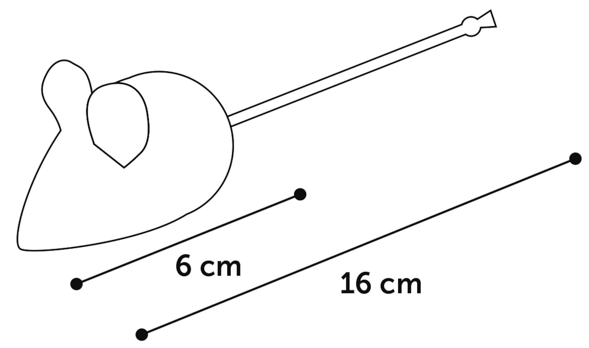 Flamingo Spielzeug Floera Maus Blau & Grau & Orange