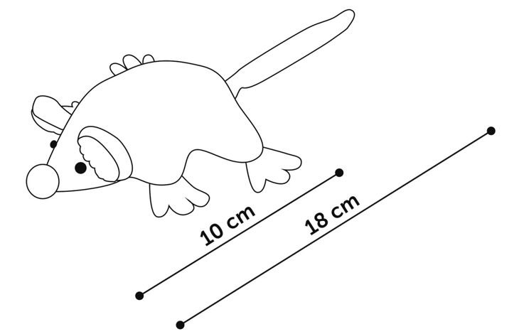 Flamingo Toy Floera Mouse Mix