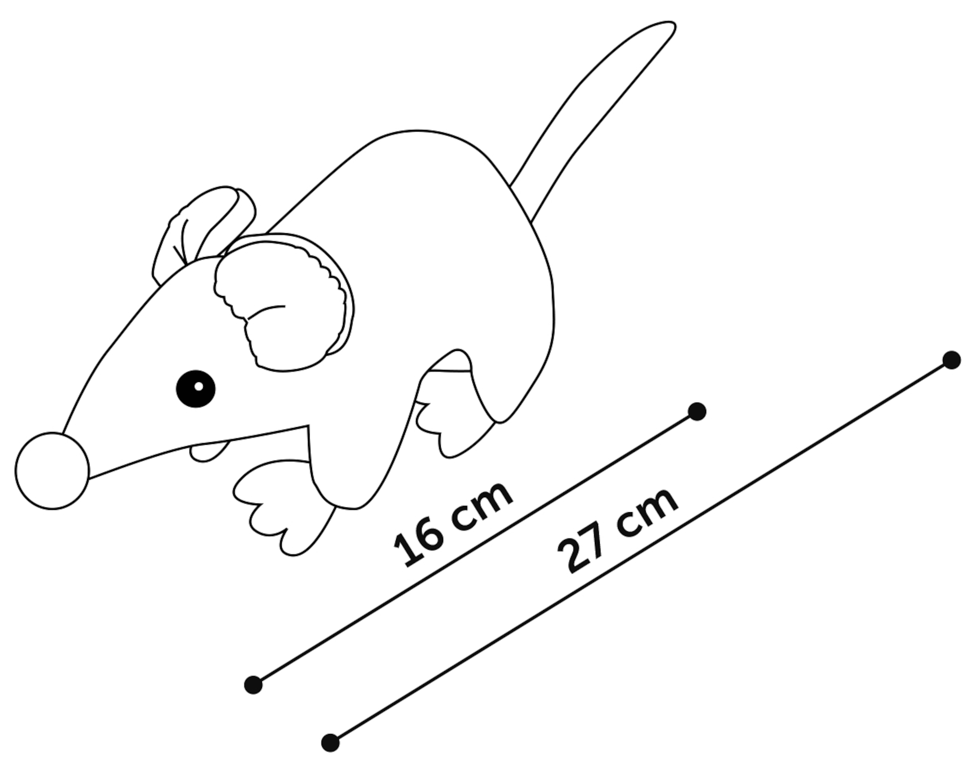 Flamingo Toy Floera Mouse Mix