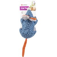 Flamingo Speelgoed Floera Muis Blauw