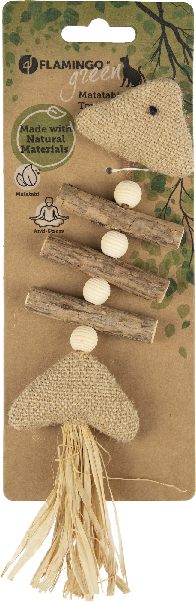 Flamingo Toy Topsy Fish Brown