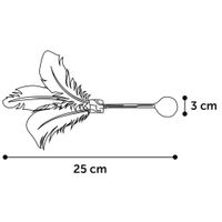 Flamingo Speelgoed Topsy Bal & Stok Bruin