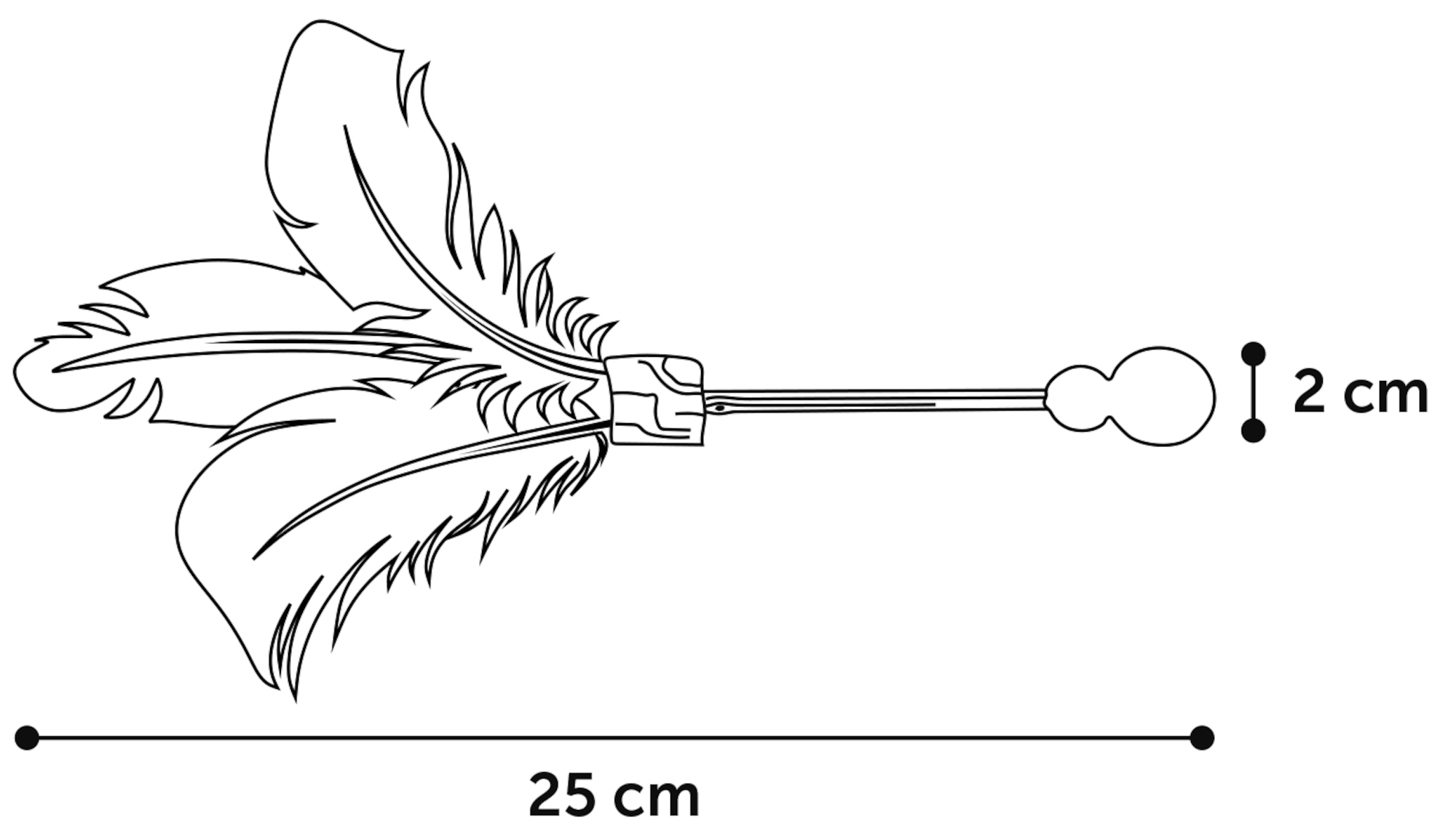 Flamingo Giocattolo Topsy Palla & Bastone Marrone