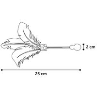 Flamingo Speelgoed Topsy Bal & Stok Bruin