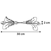 Flamingo Speelgoed Topsy Halter & Stok Bruin
