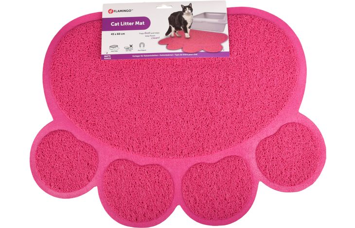 Flamingo Kattenbakmat Pitou Matti Fuchsia