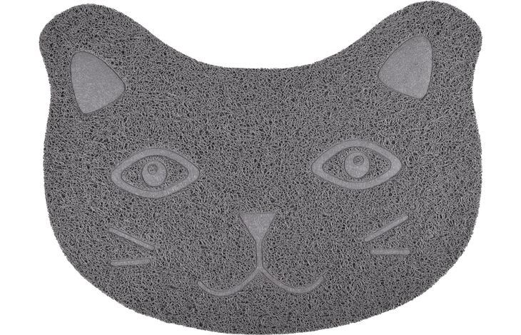 Flamingo Kattenbakmat Zelda Matti Grijs