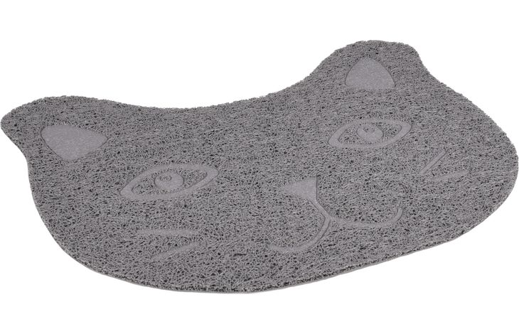 Flamingo Kattenbakmat Zelda Matti Grijs