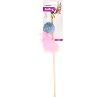 Flamingo Toy Winny Dangler with ball Blue & Pink