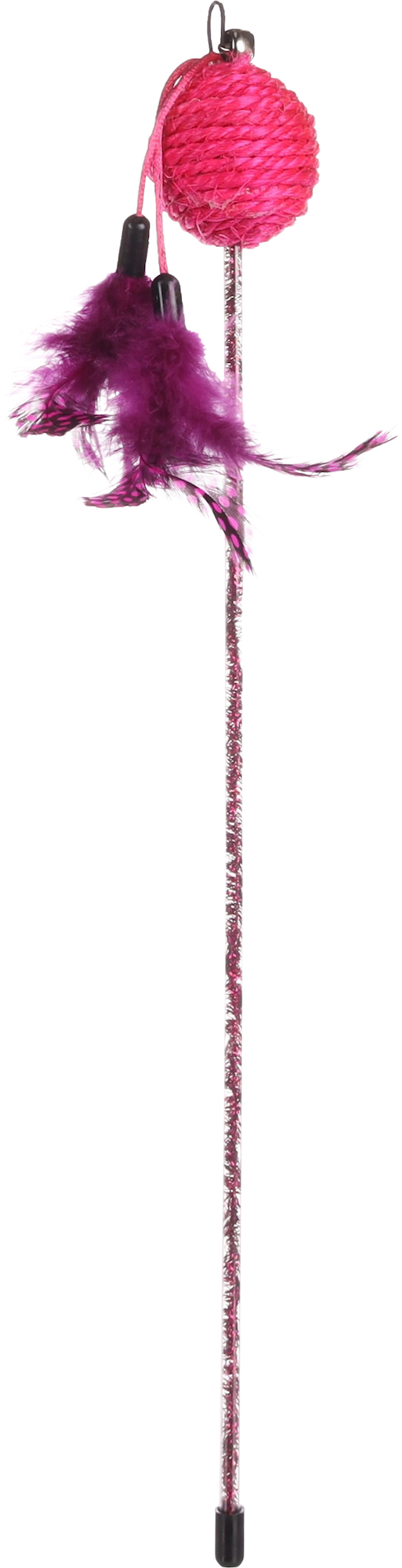 Flamingo Toy Glitty Dangler with ball Multiple colours