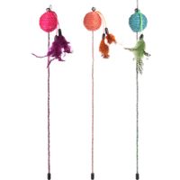 Flamingo Toy Glitty Dangler with ball Multiple colours
