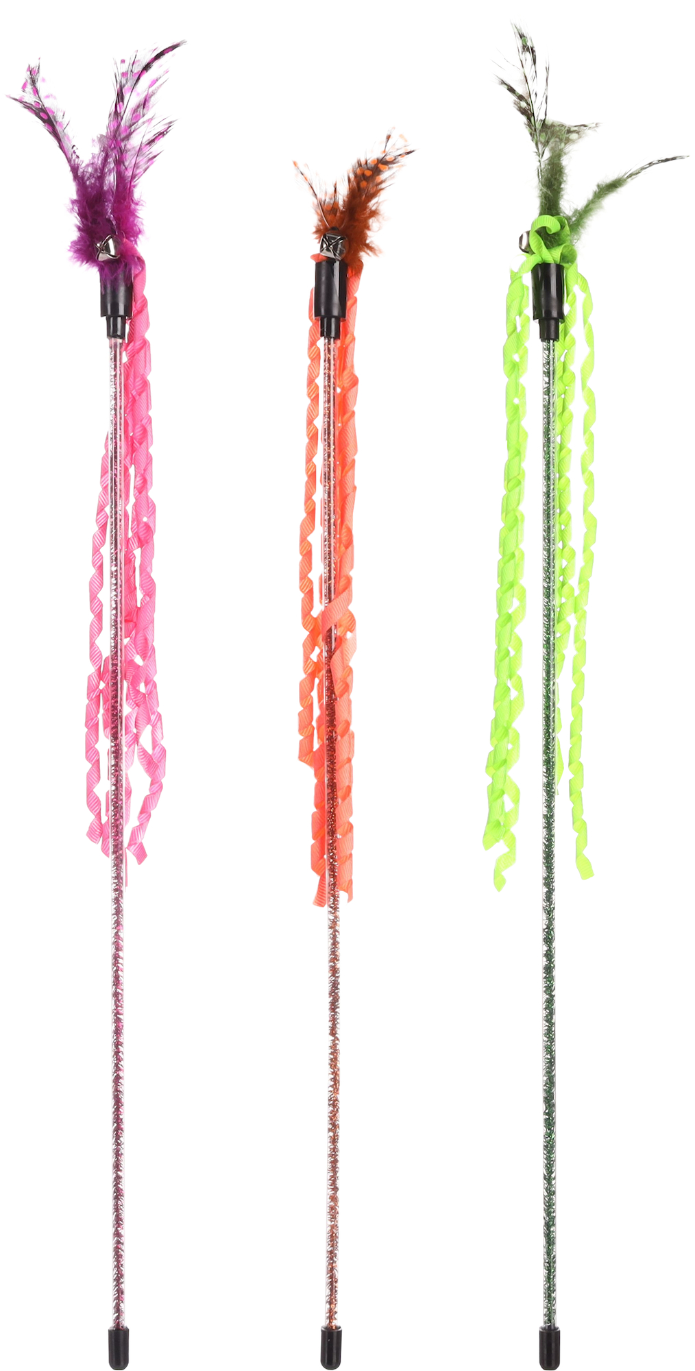 Flamingo Toy Glitty Dangler Pompom Multiple colours