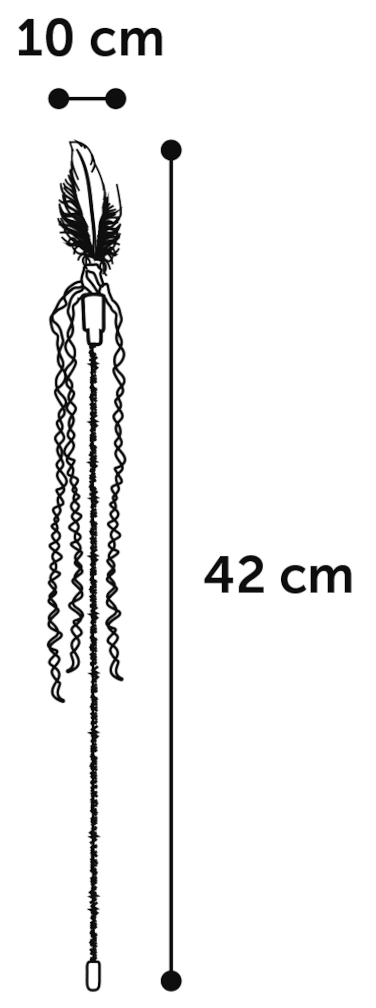 Flamingo Toy Glitty Dangler Pompom Multiple colours