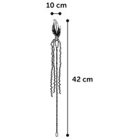 Flamingo Toy Glitty Dangler Pompom Multiple colours