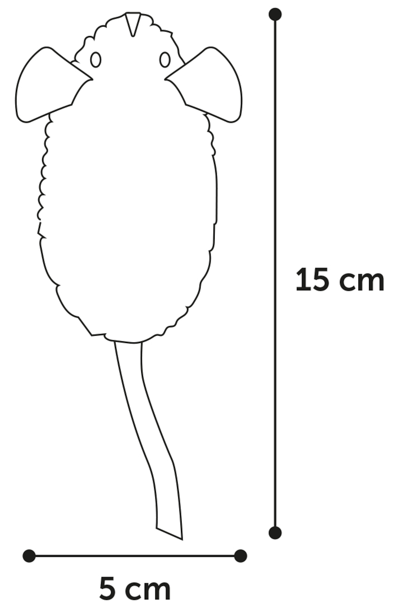 Flamingo Spielzeug Suava Maus Mehrere Farben