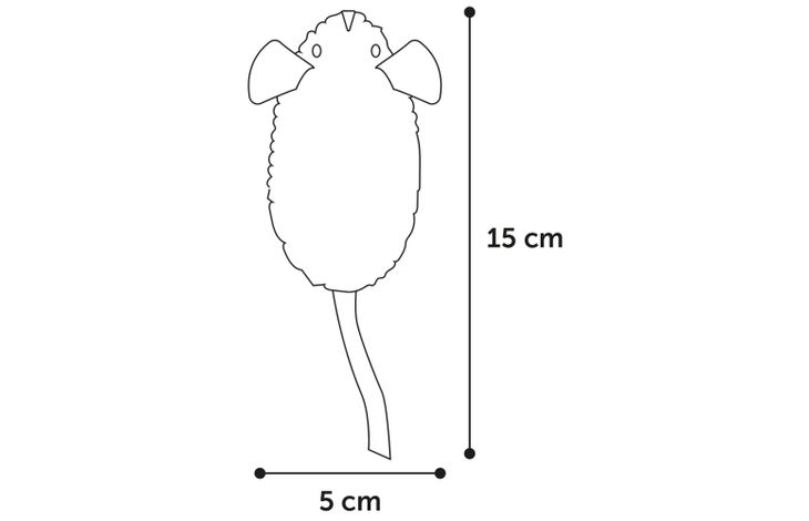 Flamingo Spielzeug Suava Maus Mehrere Farben