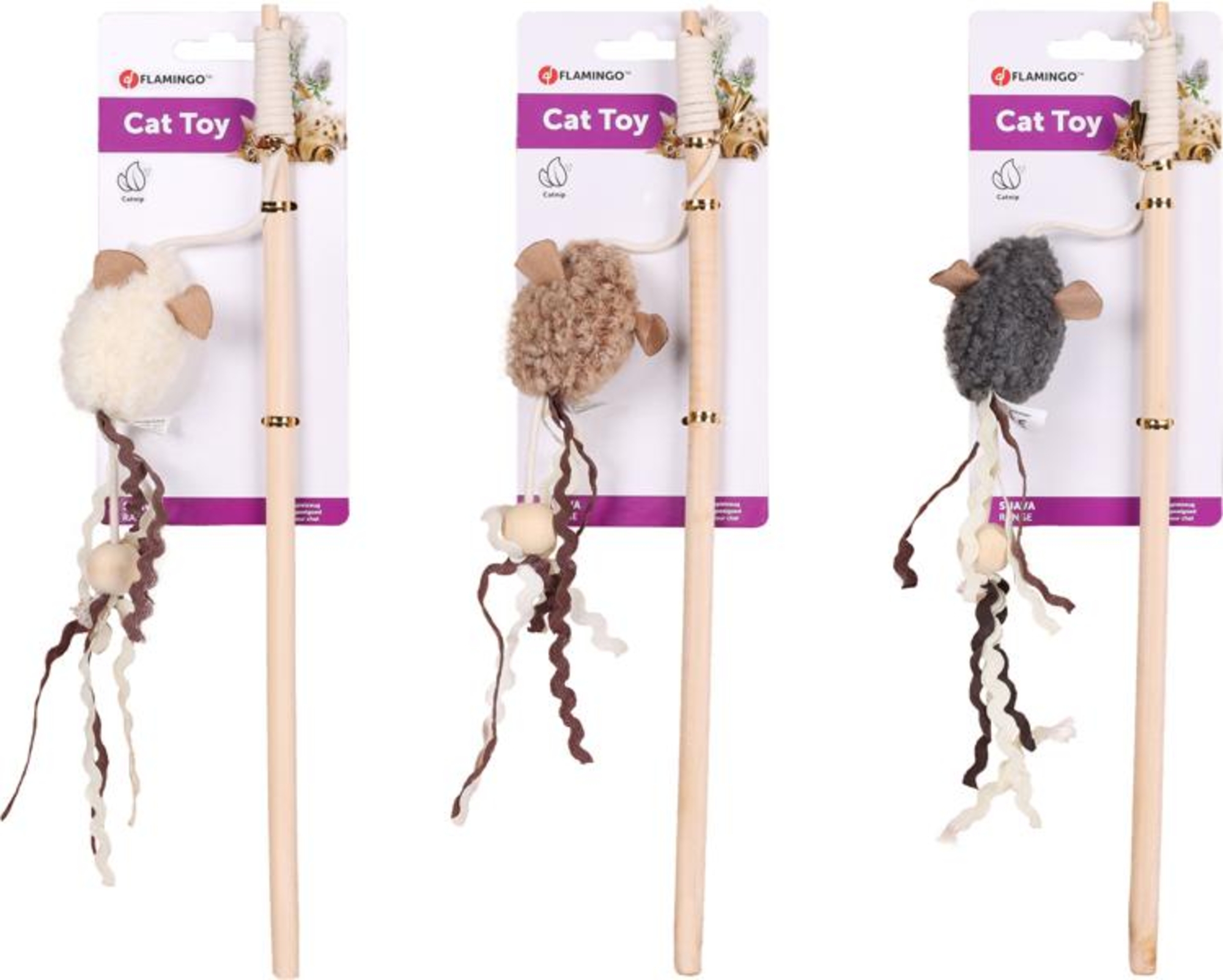 Flamingo Giocattolo Suava Canna Topolino Colori multipli