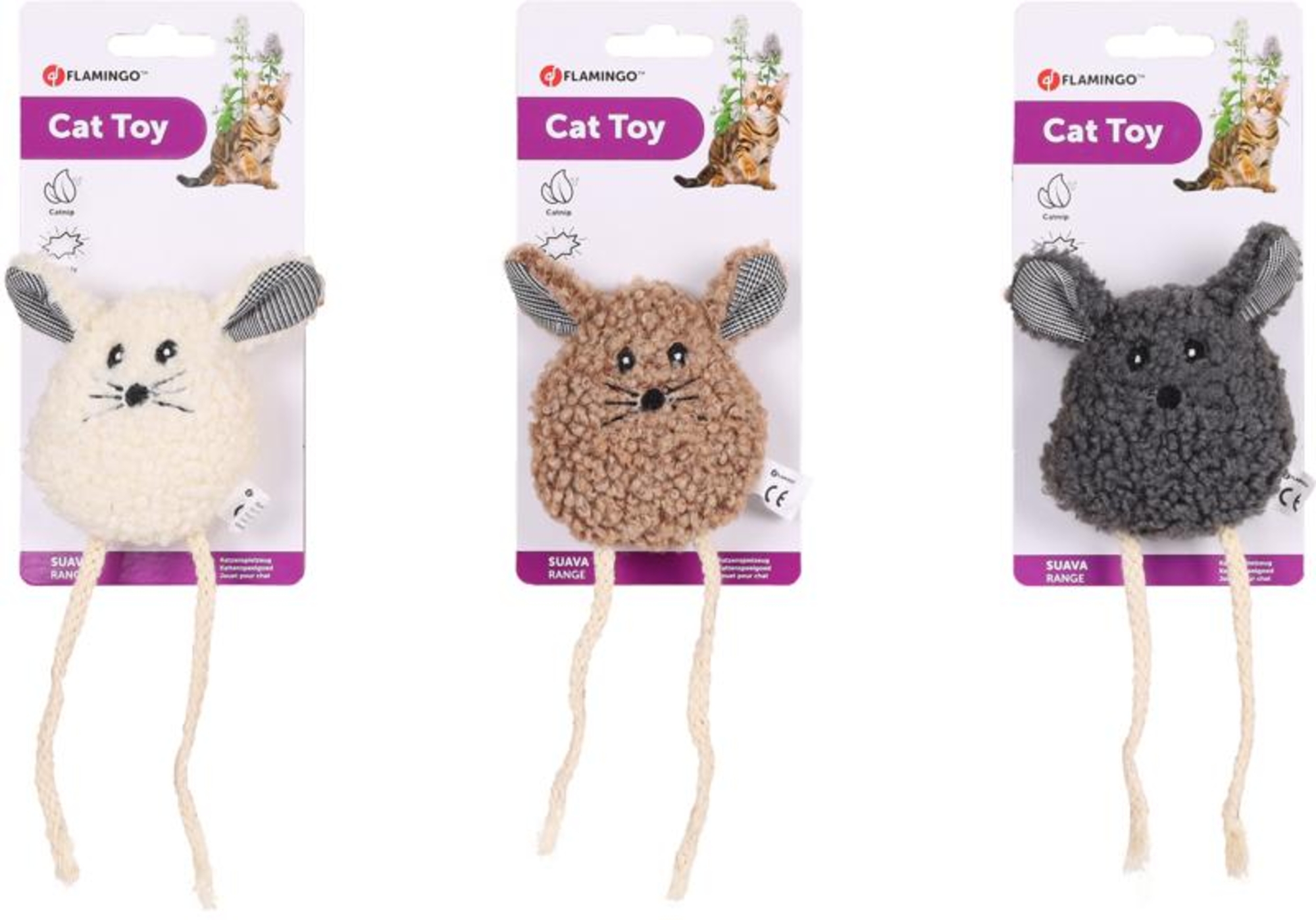 Flamingo Jouet Suava Souris Plusieurs couleurs