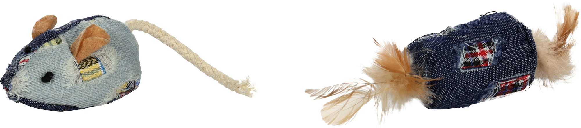 Flamingo Jouet Meran Souris & Rouleau Mélange