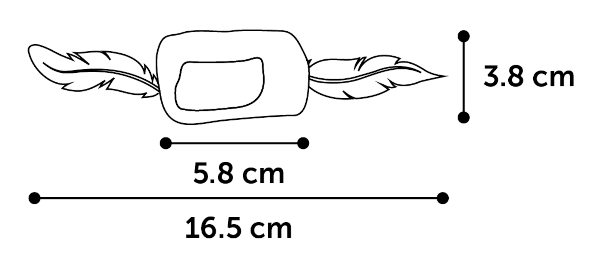 Flamingo Jouet Meran Souris & Rouleau Mélange