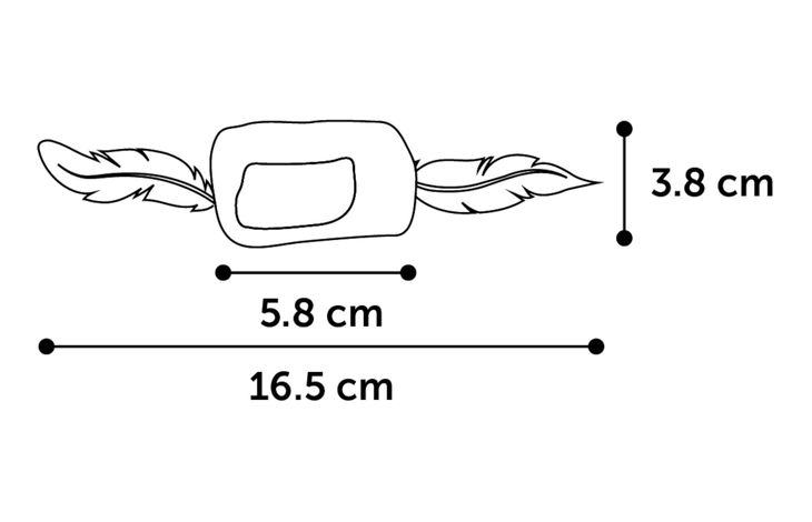 Flamingo Jouet Meran Souris & Rouleau Mélange
