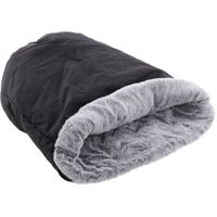 Flamingo Sac de couchage & Panier Dorsa Rond Noir & Gris clair