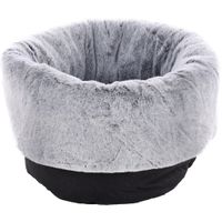 Flamingo Sac de couchage & Panier Dorsa Rond Noir & Gris clair