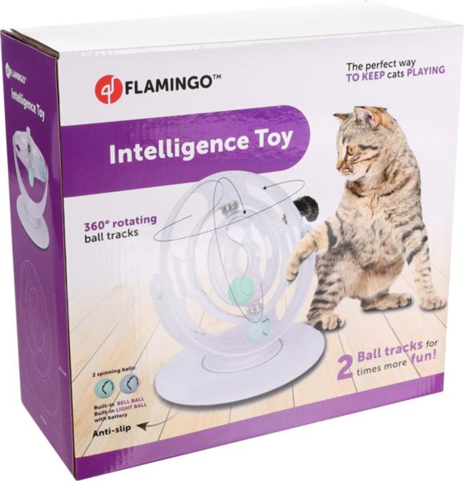 Flamingo Electronic toy Dita Wheel with ball White