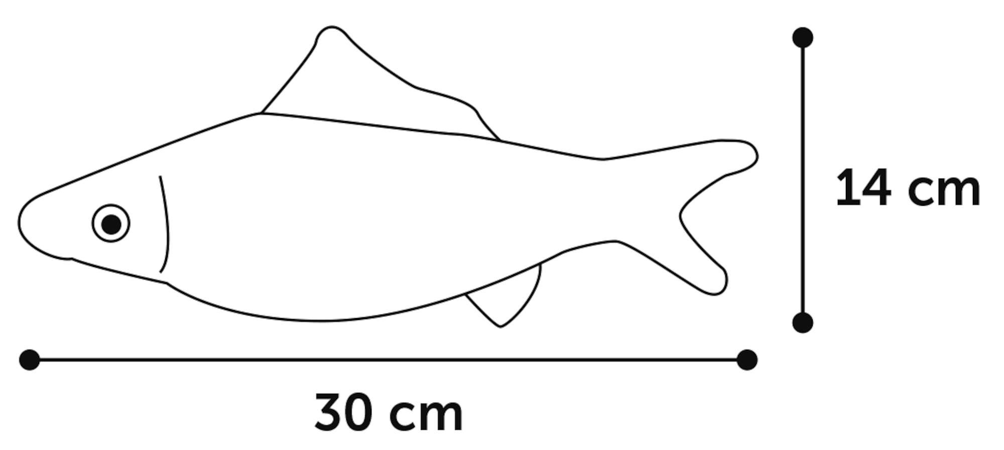 Flamingo Electronic toy Flounder Fish Orange
