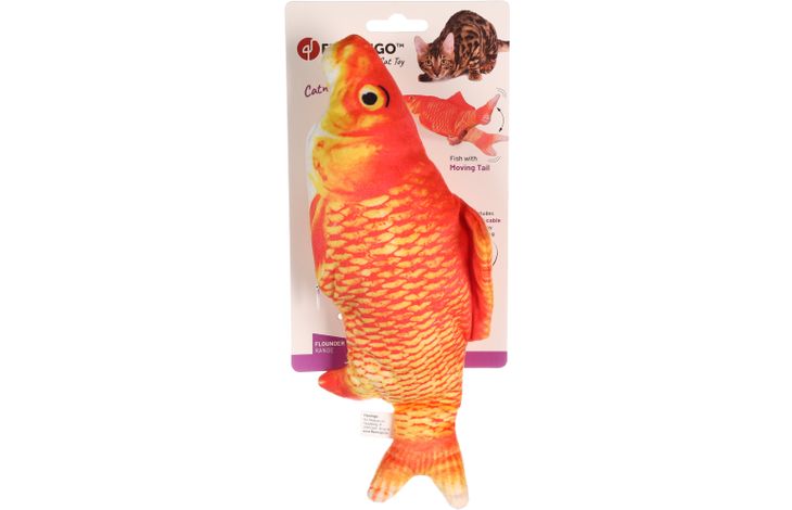 Flamingo Elektronisch Speelgoed Flounder Vis Oranje