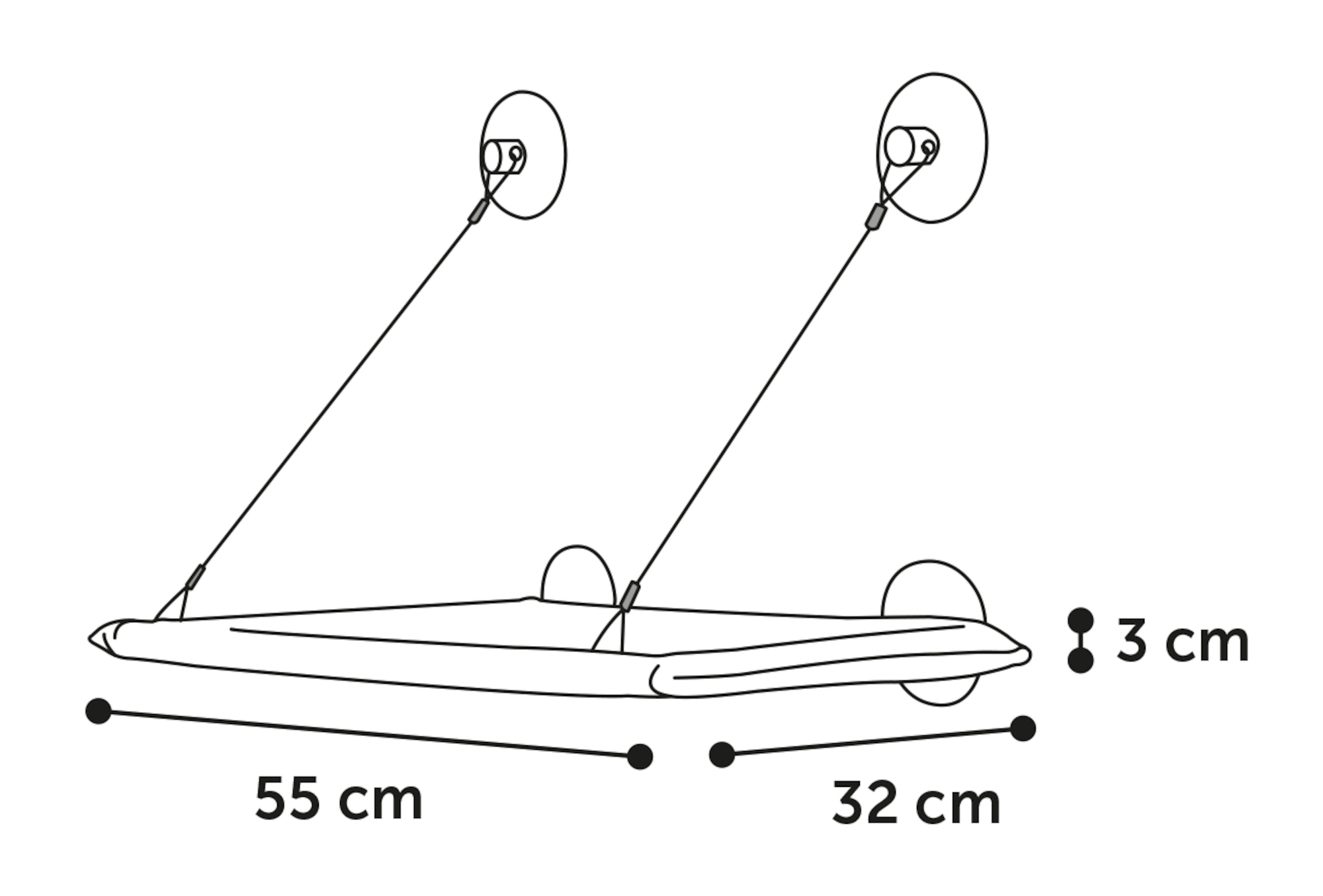 Flamingo Window lounger Chill Rectangle Grey