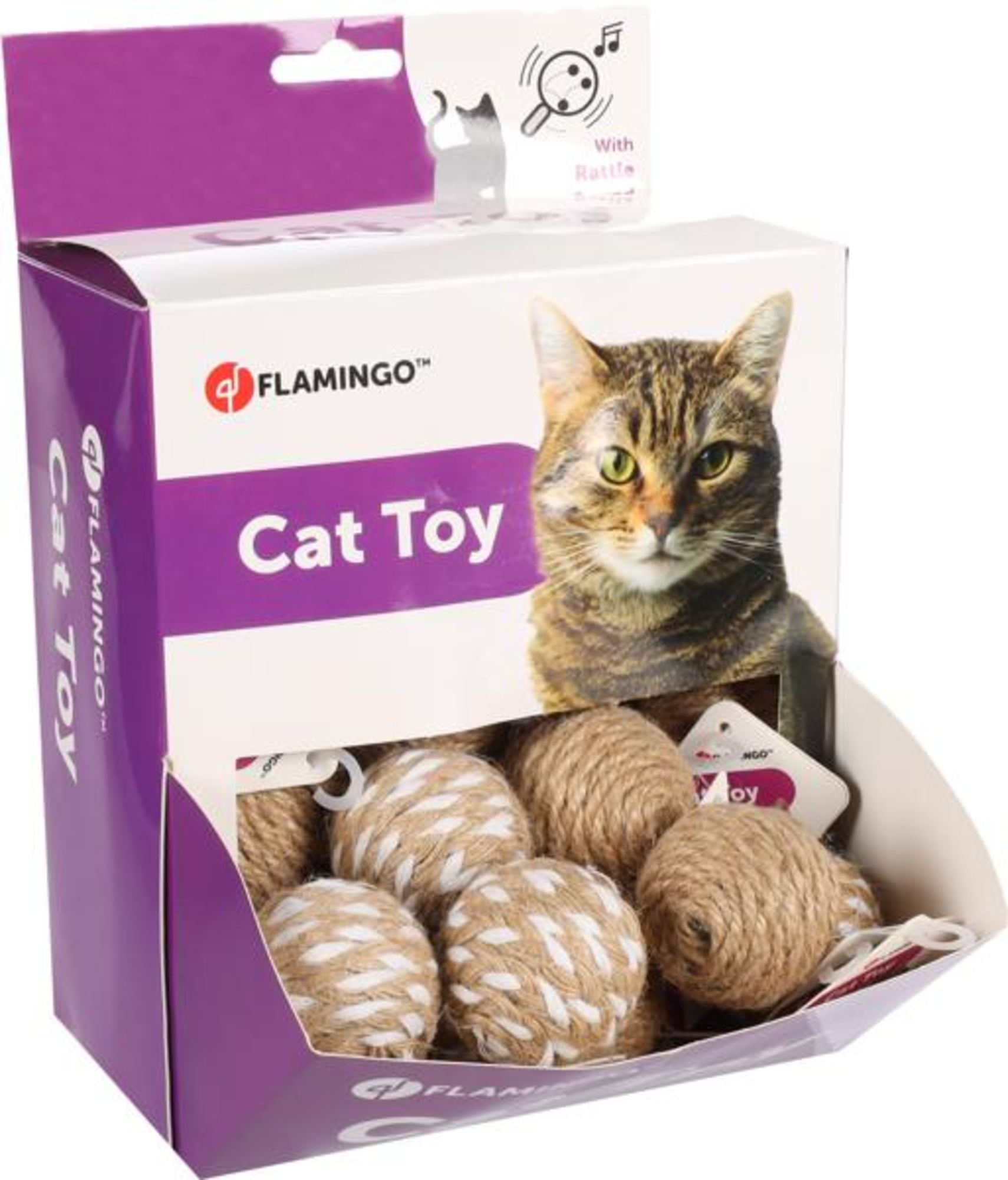 Flamingo Toy Cacho Ball Multiple colours