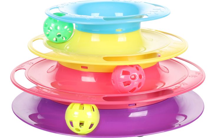 onszelf sleuf nieuwigheid Speelgoed Bagera Ballenbaan Toren met bal Meerkleurig | 561237 | Flamingo  Pet Products