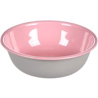 Flamingo Eet- en drinkpot Nell Rond Lichtgrijs & Roze