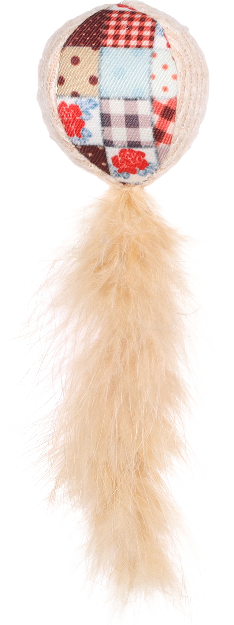 Flamingo Toy Vinta Ball with feathers Mix