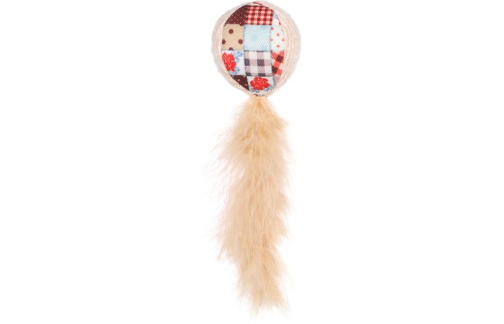 Flamingo Toy Vinta Ball with feathers Mix